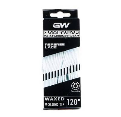 Game Wear Waxed Molded Tip Skate Boot Referee White