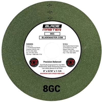 Skate sharpening wheel 8" Green Skate sharpening wheel 8" Green