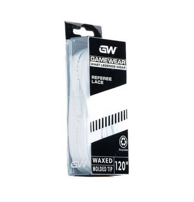 Game Wear Waxed Molded Tip Skate Boot Referee White