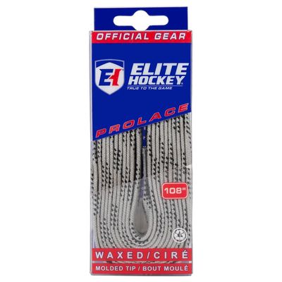 Elite Prolace Waxed Molded Tip Skate Soap Silver Gray